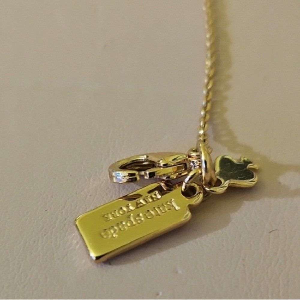 Kate spade ♠️ Loves Me, Loves Me Not Necklace, excellent condition - Picture 5 of 5